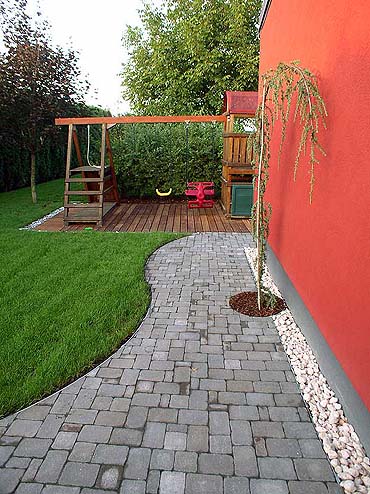 playground and paved path